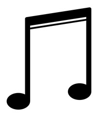 Note, musik, musical, icon, vector, illustration