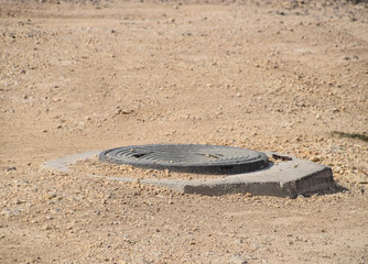 Construction of sewer hatches. Sewer