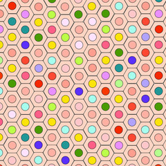 pattern of colorful color pencils wallpaper. child and education concept background illustration vector 