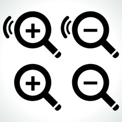 vector magnifying glass icon