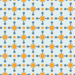 seamless pattern with daisies