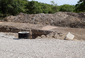Construction of sewer hatches. Sewer