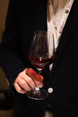 glass of wine
