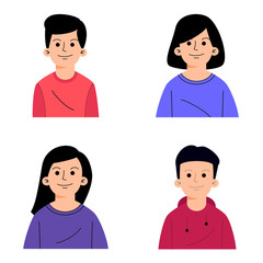 avatar collection of young boys and girls