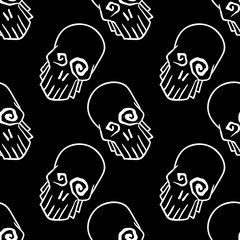 Halloween celebration seamless pattern