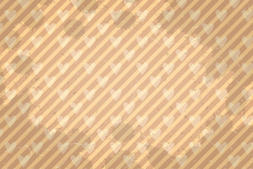 Vintage heart textured background