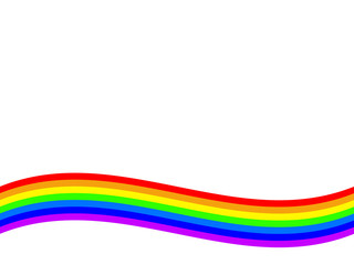 虹の波線