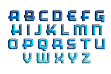 Alphabet set. Exclusive 3d letters. 