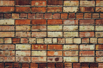 Brick wall. Brick background and texture. Grunge background.