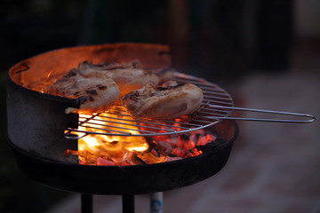 Cosce di pollo alla griglia