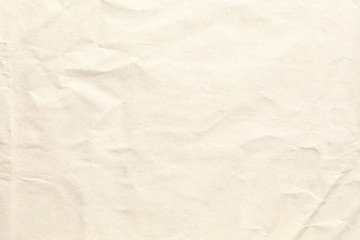 Crumpled brown paper background texture