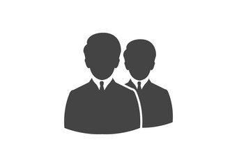 people icon teamwork vector illustration