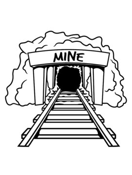 Stollen Bergwerk Eingang Bergbau silbermine goldmine kohlemine