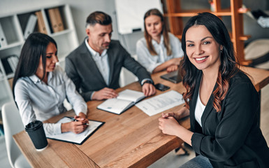 Job interview in office