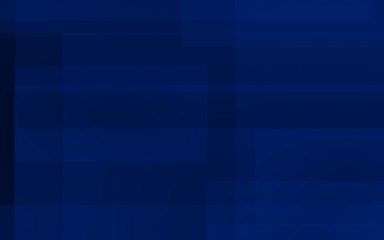 Dark blue background. Blue backdrop with transparent suares. 3D illustration