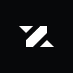 Professional Innovative Initial Z logo and ZZ logo. Letter Z ZZ Minimal elegant Monogram. Premium Business Artistic Alphabet symbol and sign