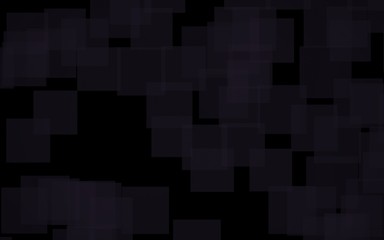Black abstract background. Backdrop with grey squares. 3D illustration