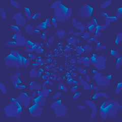 Abstract hexagons background