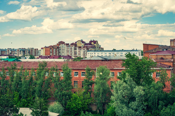 Obraz premium city roofs