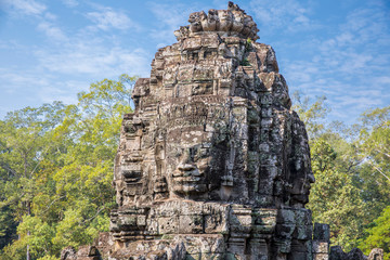 The Faces of The Bayon Temple, Siem Reap, Cambodia