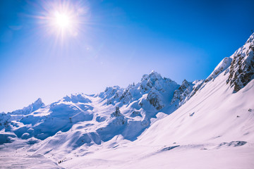 sur les pistes de Courchevel