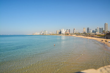 Naklejka premium Embankment Tel Aviv.