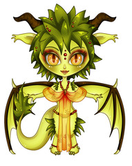 Chibi Yellow Dragon