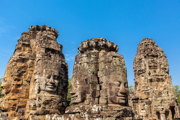 The Faces of The Bayon Temple, Siem Reap, Cambodia