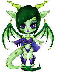 Chibi Green Dragon