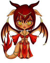Chibi Red Dragon
