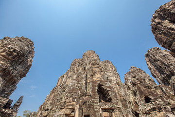 The Faces of The Bayon Temple, Siem Reap, Cambodia