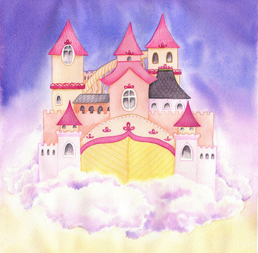 Beautiful fairy castle