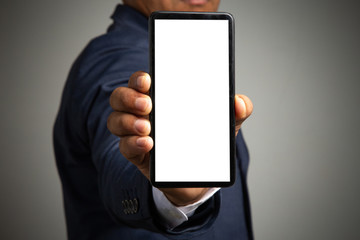 businessman working with smartphone modern devices communication technology for payments online,
