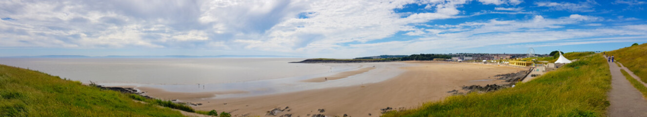 Barry Island beach and town, Wales, United Kingdom