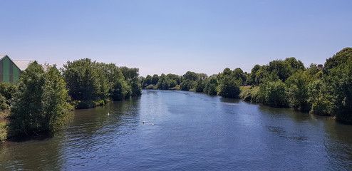 River Taff, Cardiff, Wales, United Kingdom