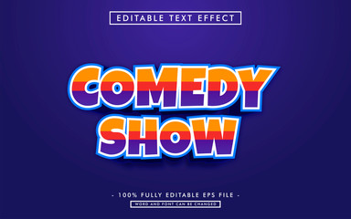 Comedy Show editable text effect