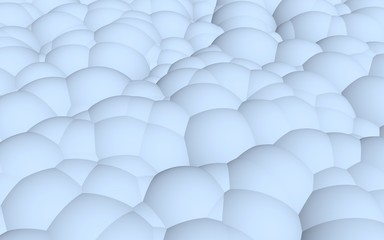 3d rendering picture of blue balls. Abstract wallpaper and background. 3D illustration