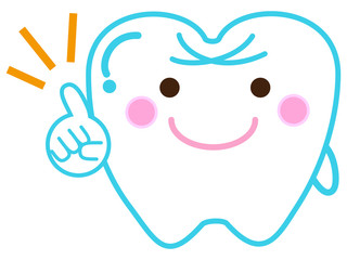 ワンポイントの歯