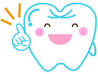 ワンポイントの歯