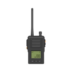 Walkie talkie vector illustration isolated on white background