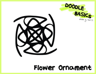 Vectorised Flower Ornament - Trauer - Mandala - Muster - keltischer knoten