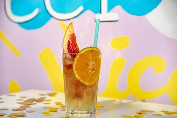 cocktail on the table