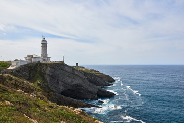 Fototapeta na wymiar The lighthouse of Santander