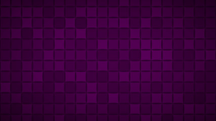 Abstract background of small squares or pixels in dark purple colors