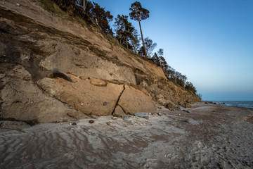 Baltic sea coast near Klaipeda/ Lithuania.