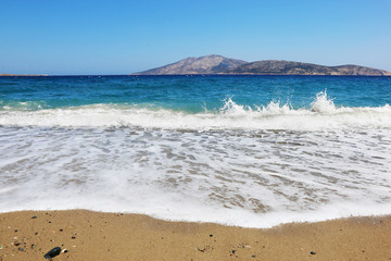 landscape of Kato Koufonisi island Greece - desert island of small Cyclades