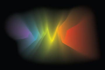 Abstract wave blurred gradient mesh background. Colorful smooth banner template. Easy editable soft colored jpeg illustration. New modern screen image pattern picture