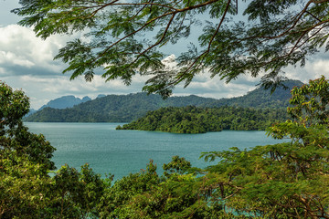 Cheow Lan Lake in southern Thailand