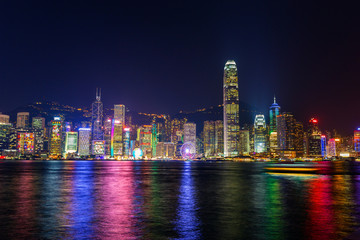 Fototapeta na wymiar Hong Kong at night