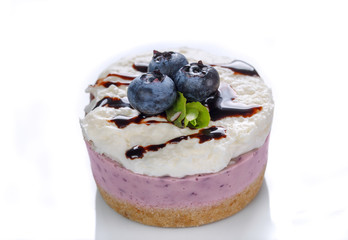 Blueberry yogurt cake